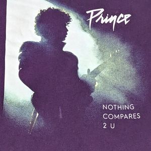 Nothing Compares To Prince Purple Tee Featuring His Song Large